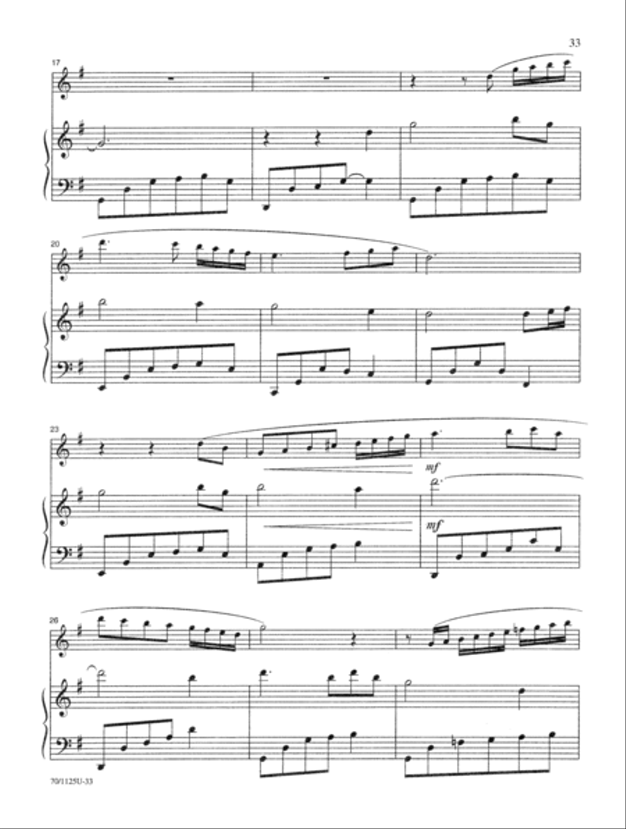 Contemporary Hymn Settings for Flute and Piano Flute Solo scores gallery preview page 19