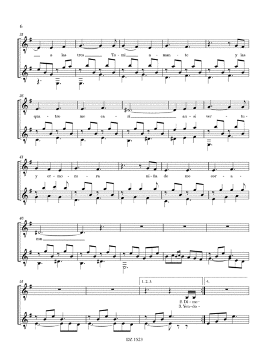 8 Sephardic Songs 8 Sephardic Songs Classical Guitar scores gallery preview page 6