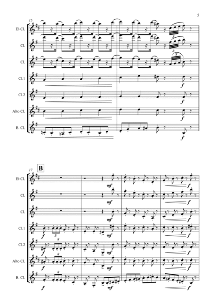 The Nutcracker - March Woodwind Ensemble scores gallery preview page 5