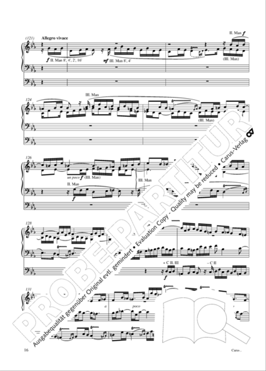 Choralphantasie Op. 40 Organ scores gallery preview page 17