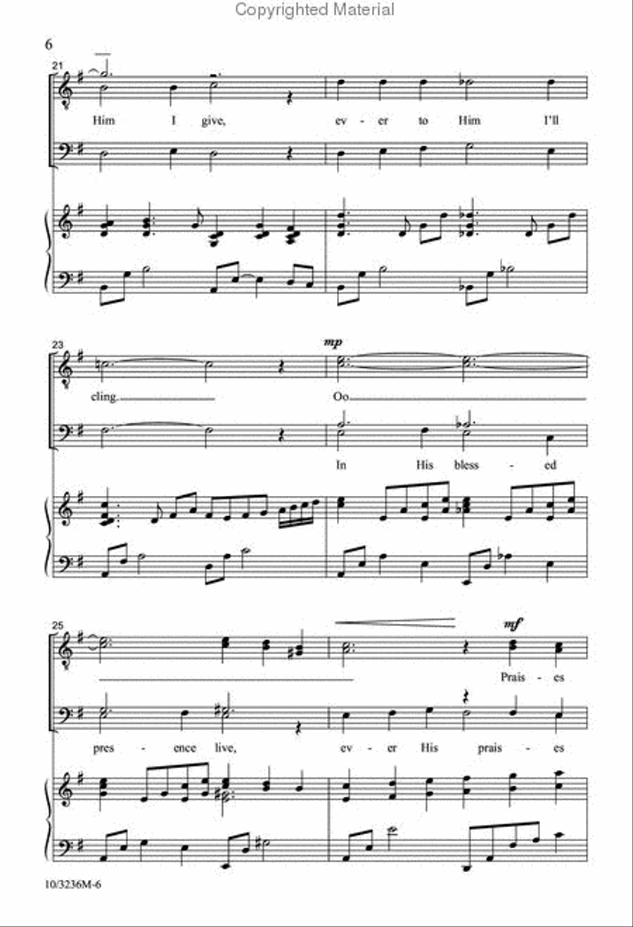 Love Lifted Me TTBB scores gallery preview page 5