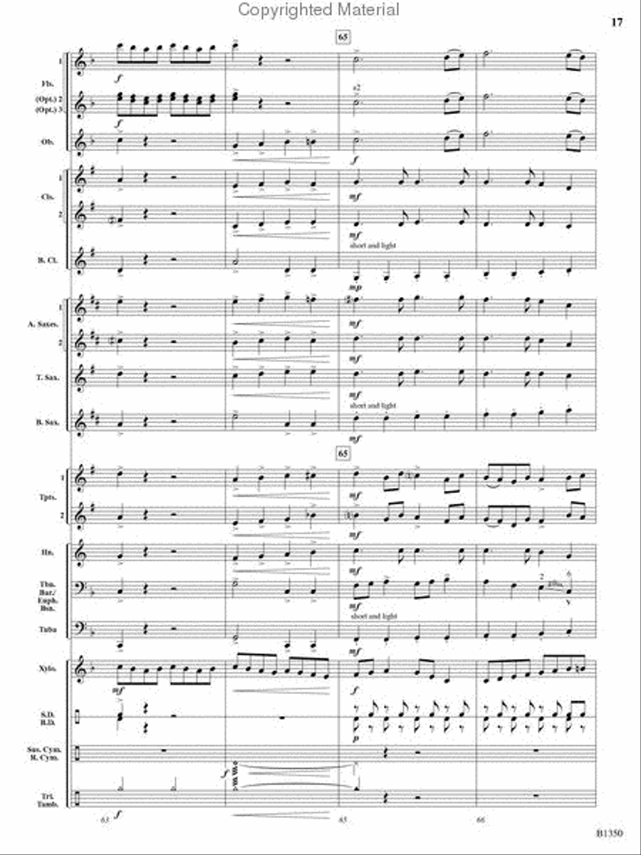 Flutopia Concert Band scores gallery preview page 16
