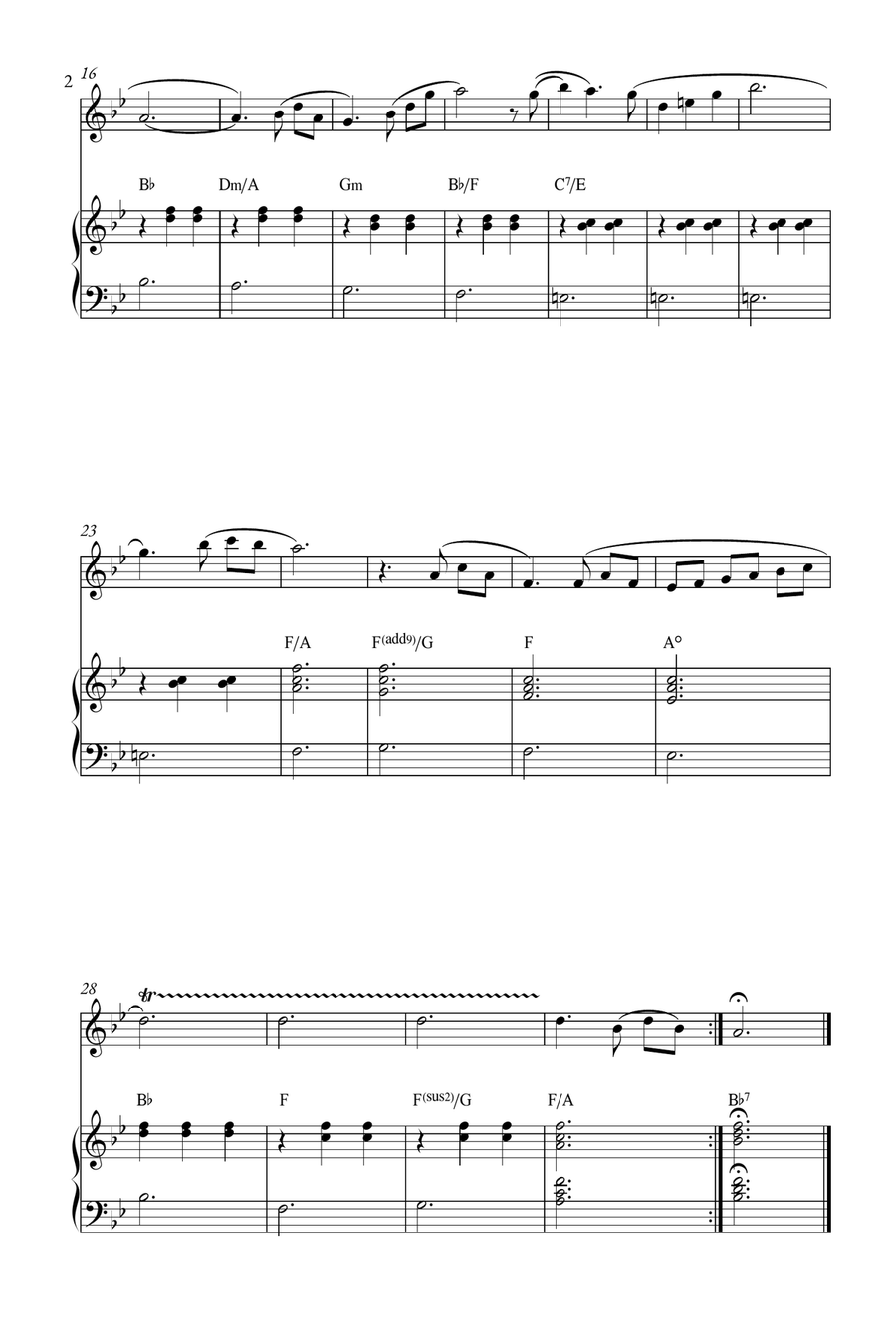 Married Life Piano scores gallery preview page 2