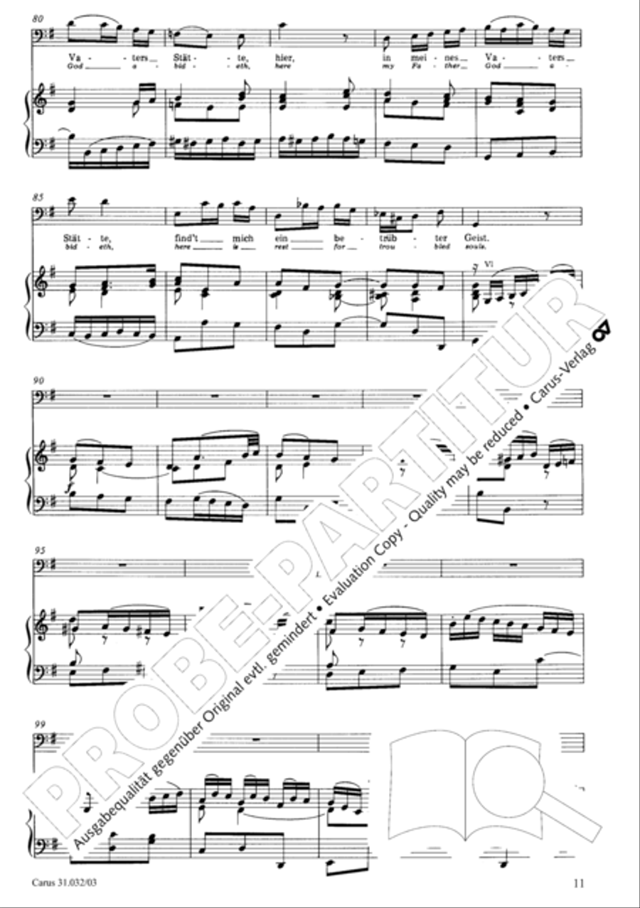 Dearest Jesus, sore I need Thee (Liebster Jesu, mein Verlangen) 4-Part scores gallery preview page 12
