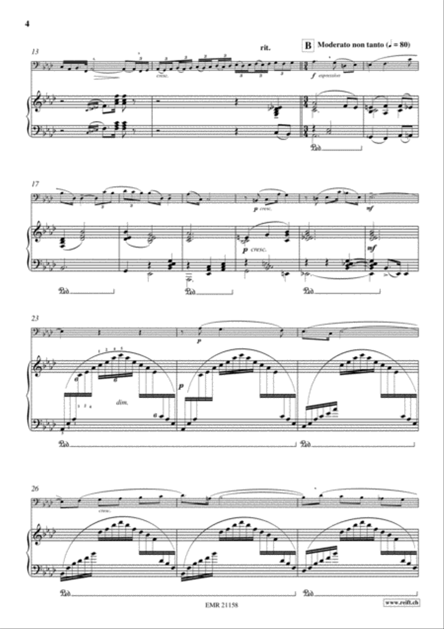 Concerto No. 2 Bass Trombone scores gallery preview page 4