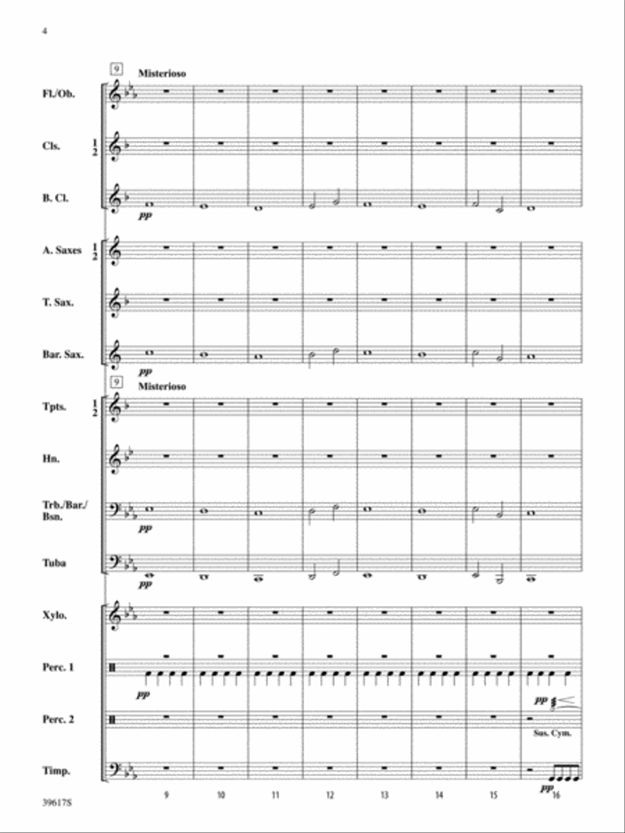 Legend of the Irish Giant: Score Concert Band scores gallery preview page 4