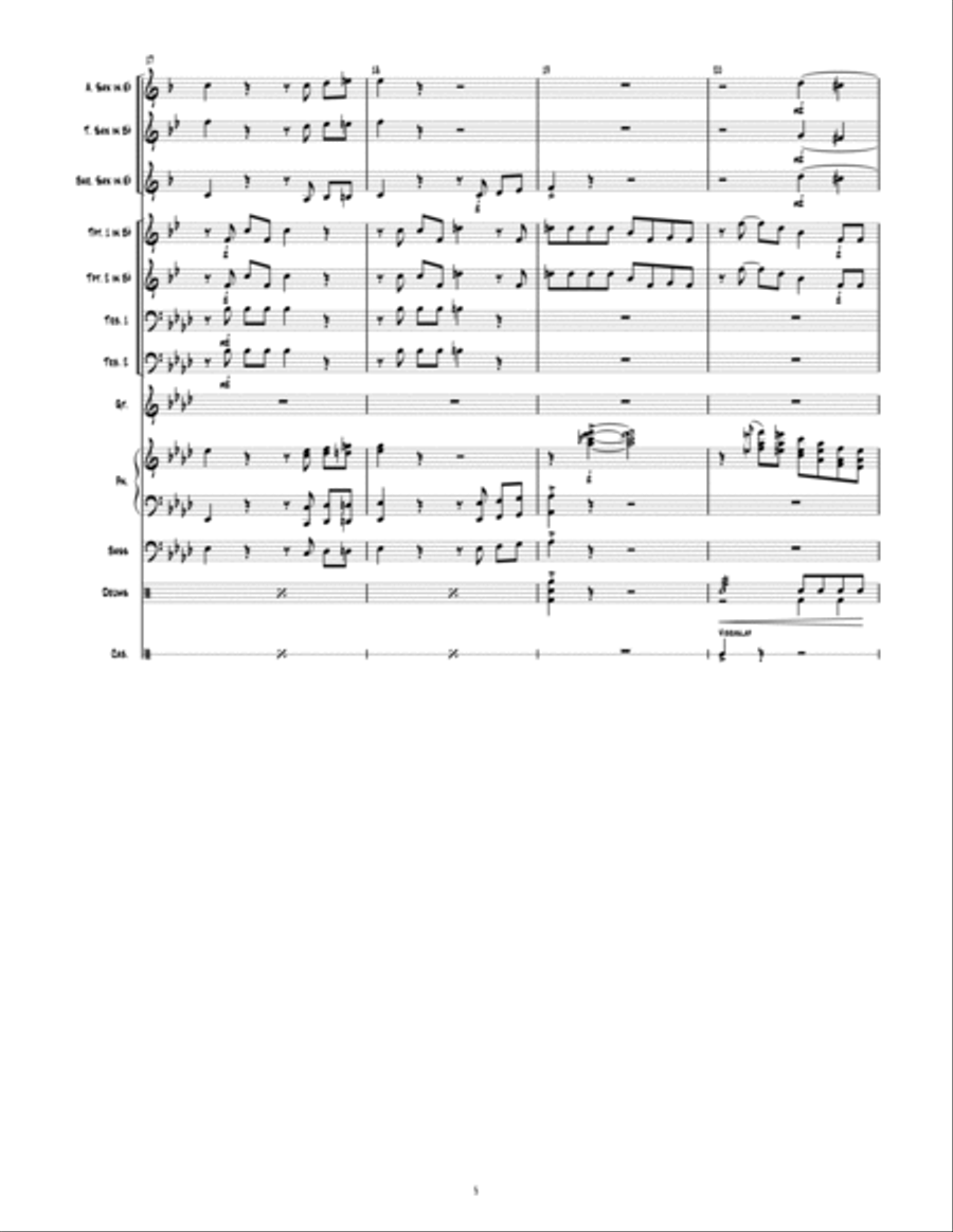 Pocket Chicken Jazz Ensemble scores gallery preview page 5