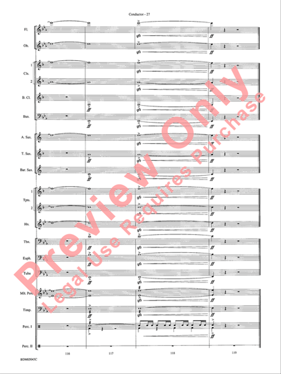 Abaco Overture Concert Band Methods scores gallery preview page 31