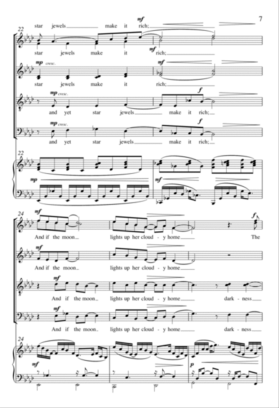 Strange Voices Sing Among the Planets Divisi scores gallery preview page 6