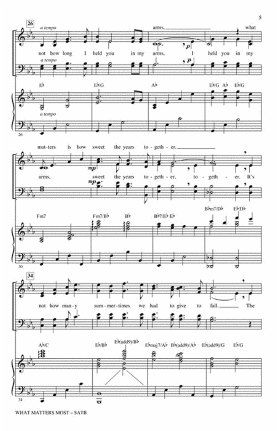 What Matters Most 4-Part scores gallery preview page 2