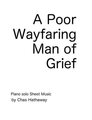 Book cover for A Poor Wayfaring Man of Grief