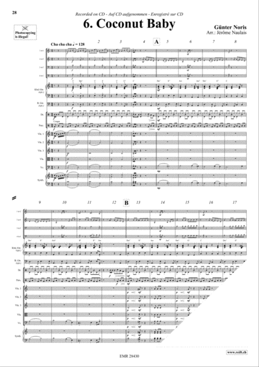 Let's Dance Volume 1 Woodwind Quartet scores gallery preview page 8