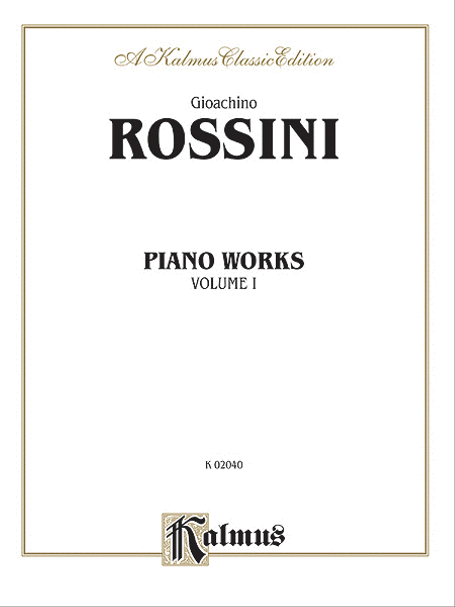 Piano Works, Volume 1 Piano Solo scores gallery preview page 1