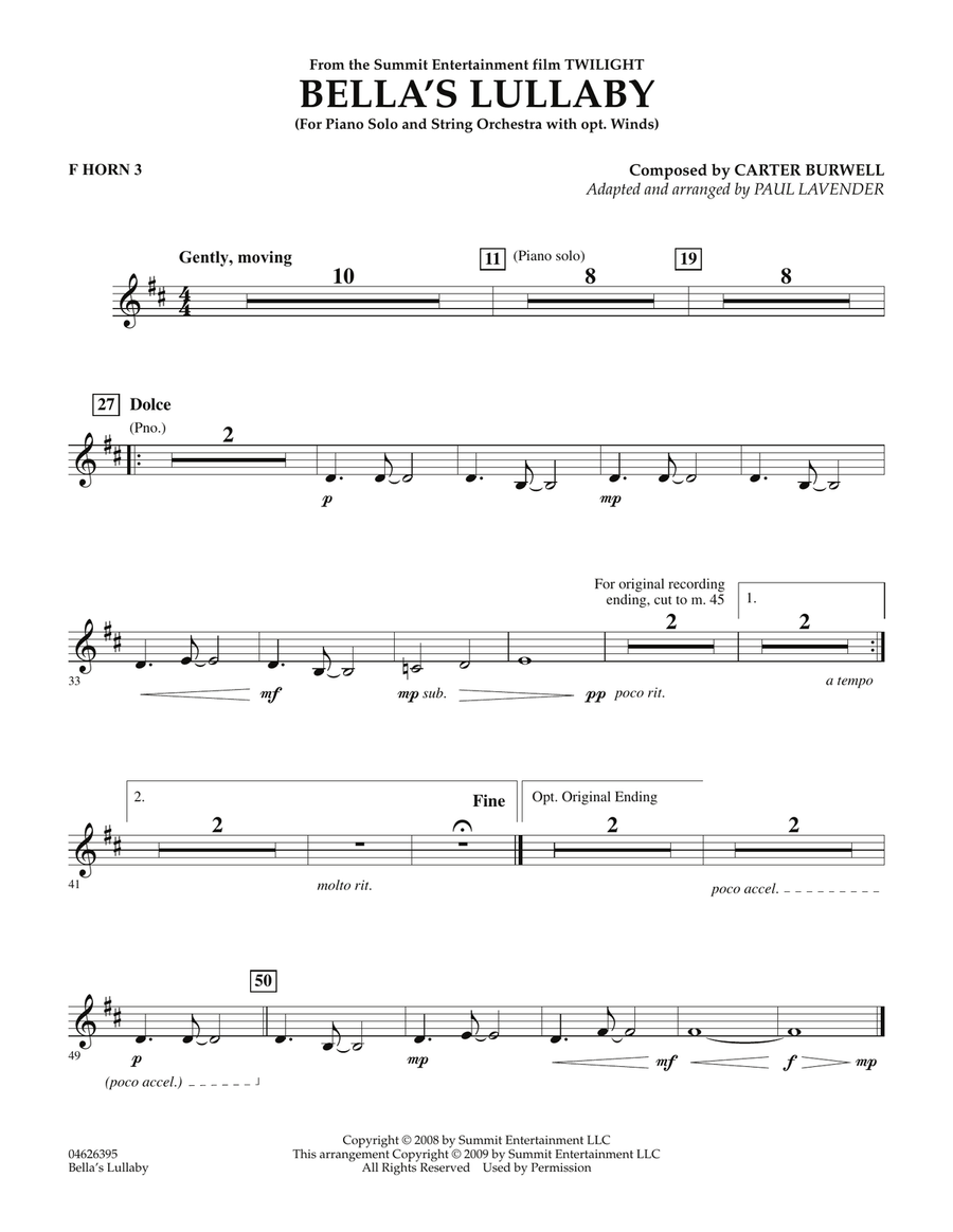 Bella's Lullaby (from 