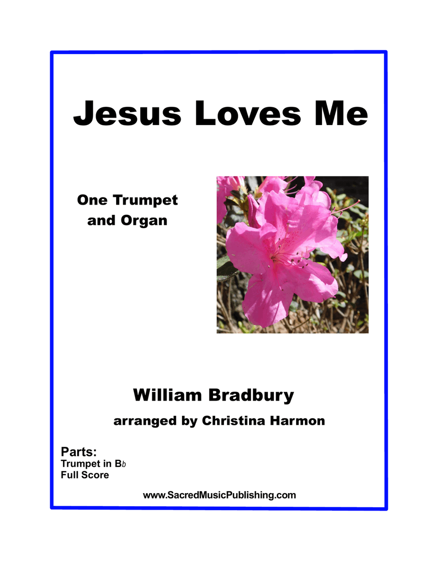 Jesus Loves Me - One Trumpet and Organ Trumpet Solo scores gallery preview page 1