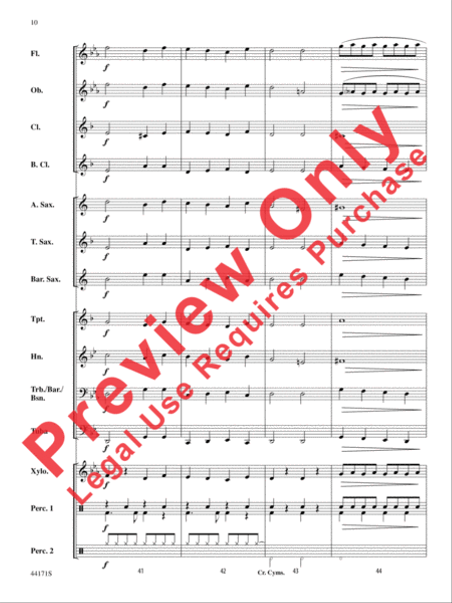 Doctor Boo! Doctor Boo! Concert Band scores gallery preview page 11