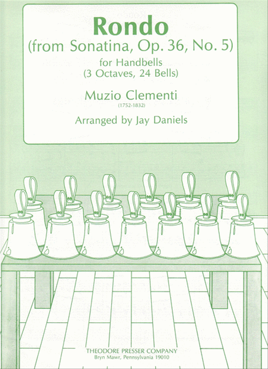 Rondo (From Sonatina, Op. 36, No. 5) Handbell Choir scores gallery preview page 1