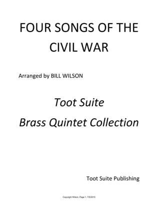 Book cover for Four Songs of the Civil War