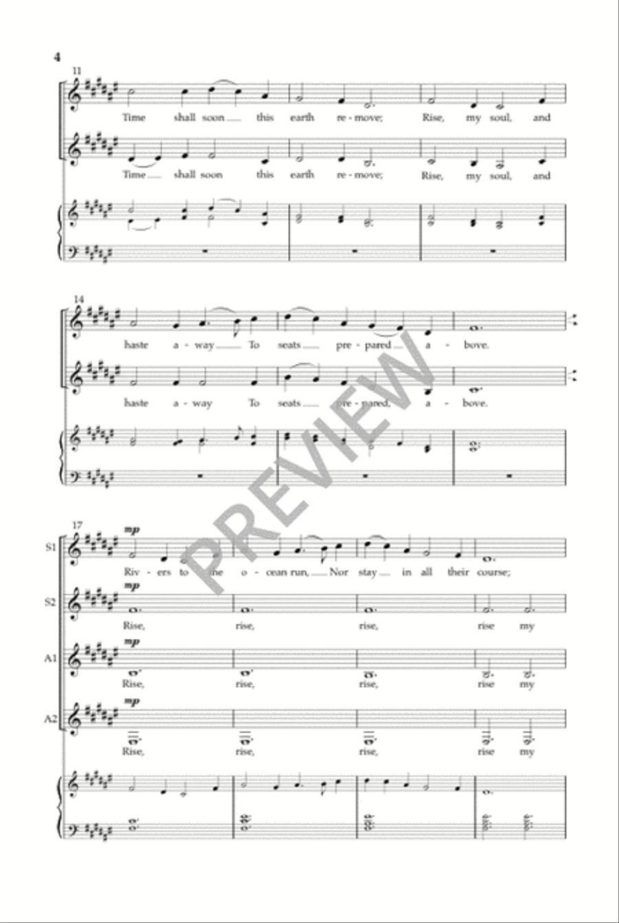 Rise, My Soul (SSAA) SSAA scores gallery preview page 5