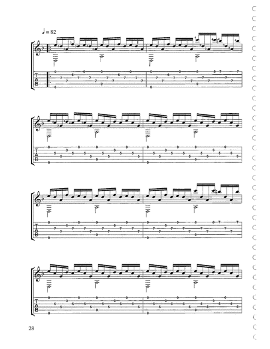 How Deep is the Night Classical Guitar scores gallery preview page 3