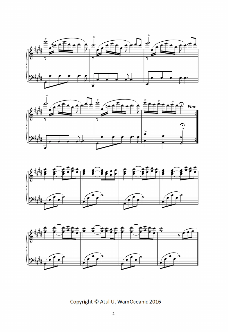 Nocturne - The Passion Piano Solo scores gallery preview page 3