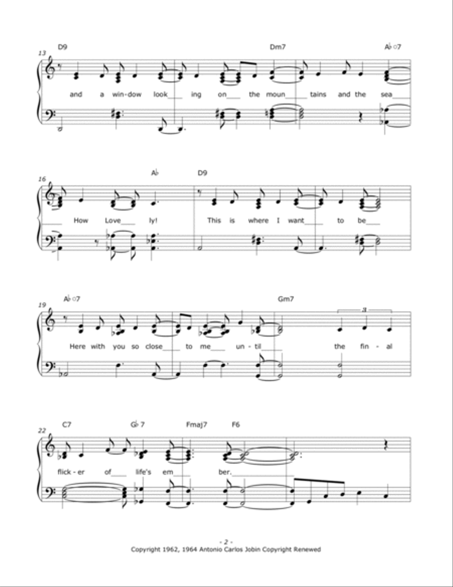 Quiet Nights Voice scores gallery preview page 2