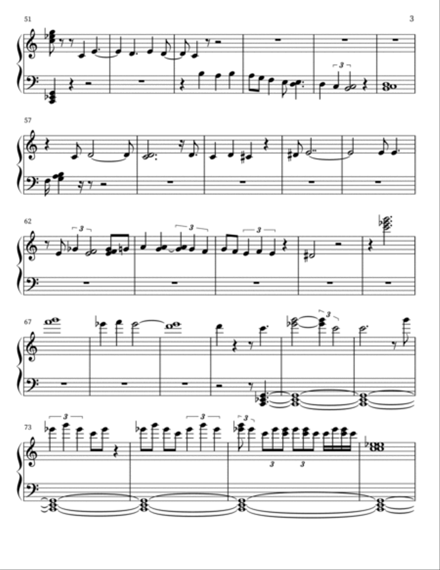 Winter's Grip Winter's Grip Piano Solo scores gallery preview page 3