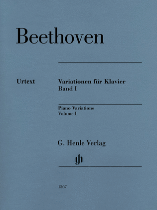 Book cover for Piano Variations, Volume 1 – Revised Edition