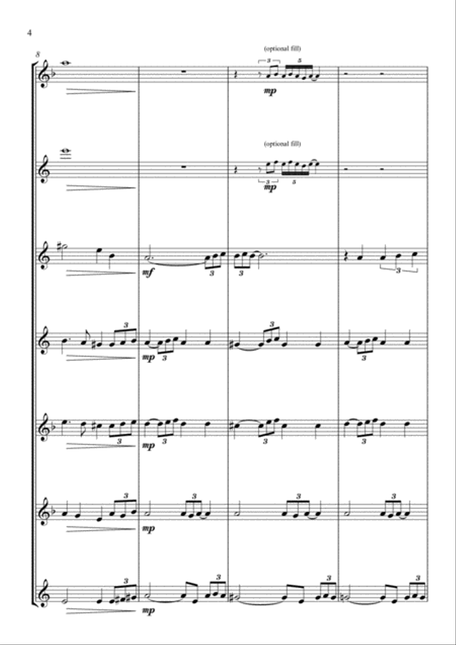 My Funny Valentine My Funny Valentine Saxophone Quintet scores gallery preview page 4