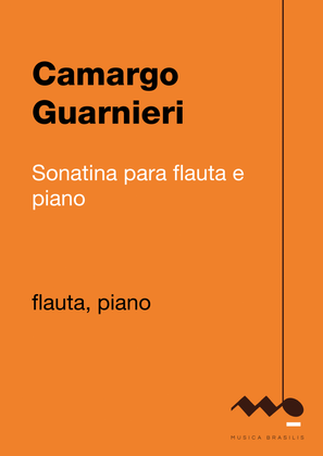 Book cover for Sonatina para flauta e piano