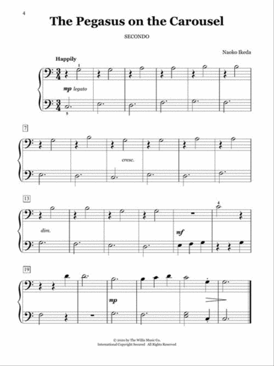 Day at the Fair Easy Piano scores gallery preview page 4