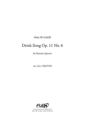 Drink Song Op. 11 No. 6