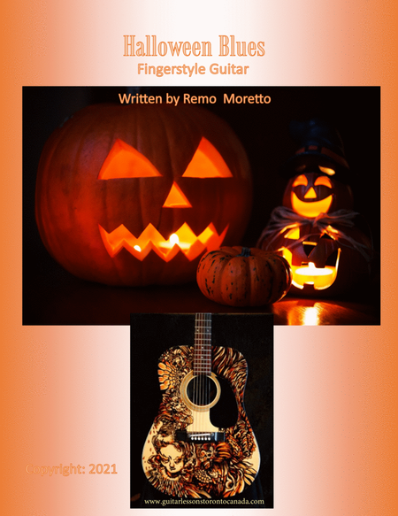 Halloween Blues for Fingerstyle Guitar image number null