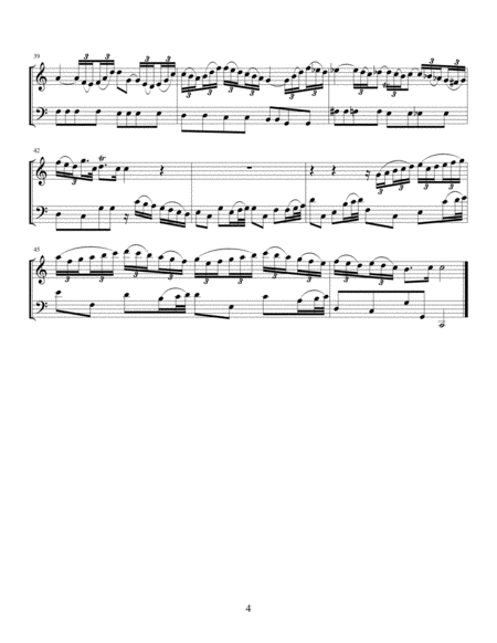 Violin Concerto in A Minor, BWV 1041 Second Movement image number null