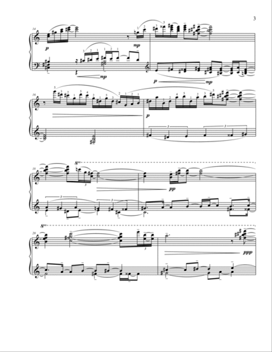 Giuseppe D'angelo: CADENZA (ES-22-045) Piano Solo scores gallery preview page 5