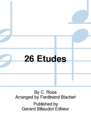 Book cover for 26 Etudes