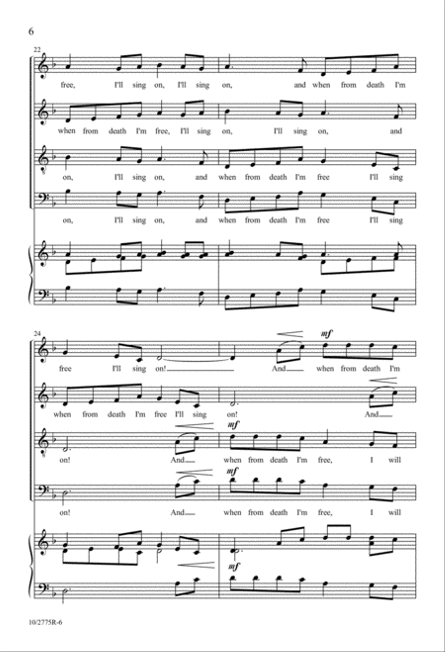 What Wondrous Love is This! 4-Part scores gallery preview page 5