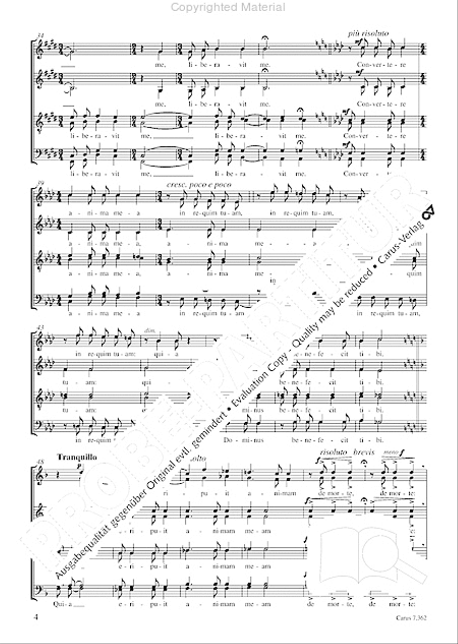 Dilexi 4-Part scores gallery preview page 5