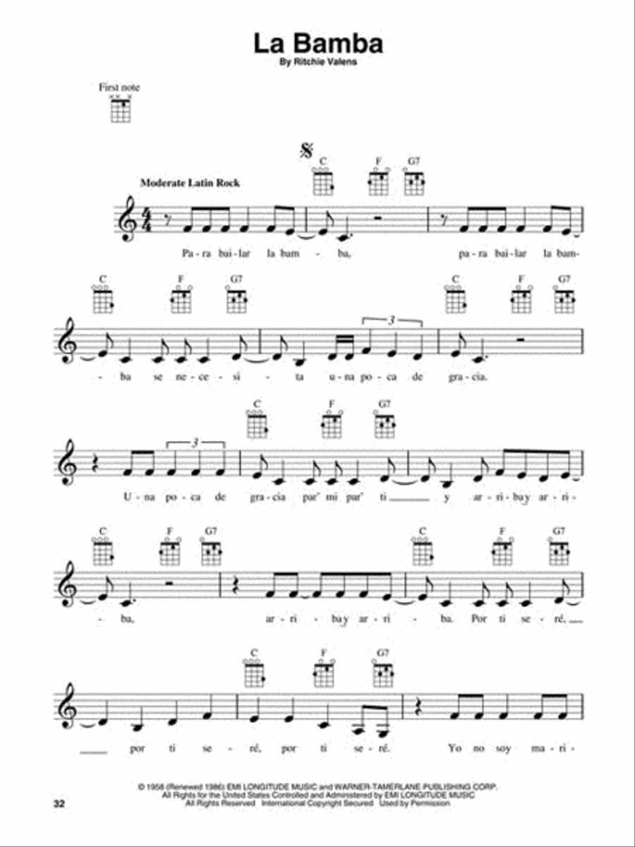 3-Chord Songs for Ukulele Ukulele scores gallery preview page 4