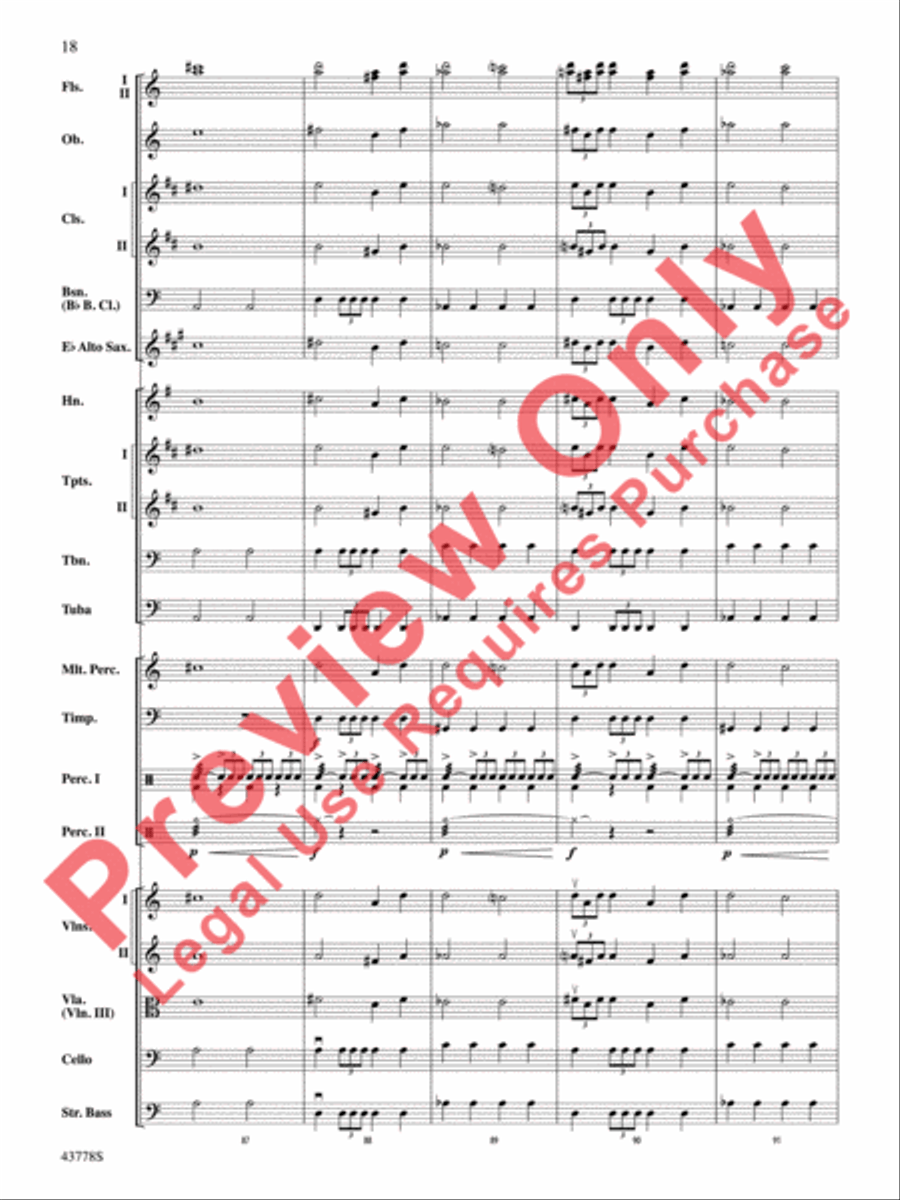 Godzilla Full Orchestra scores gallery preview page 19