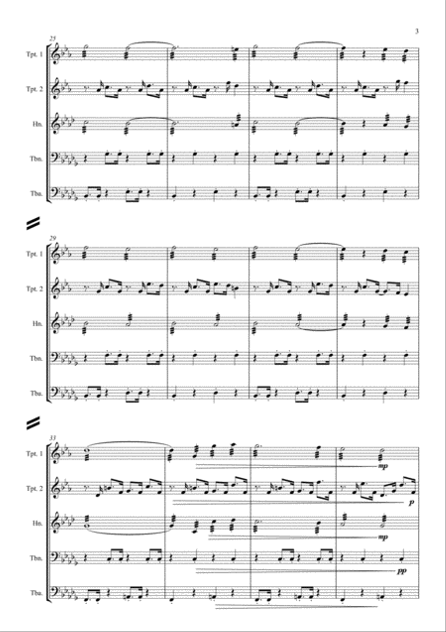The Grand Budapest Hotel Brass Ensemble scores gallery preview page 4