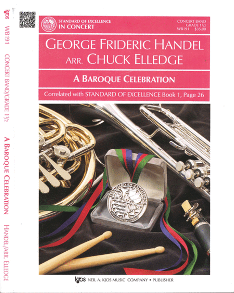 A Baroque Celebration Concert Band scores gallery preview page 1
