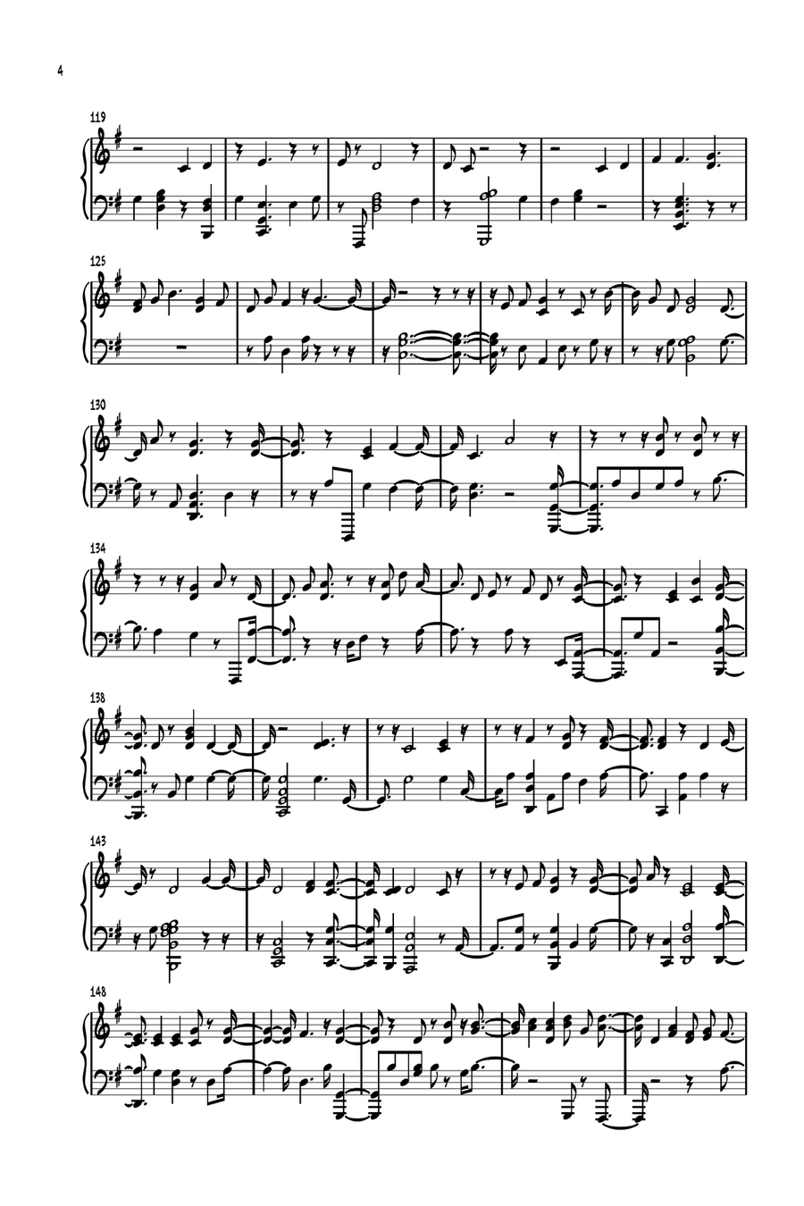 Worthy Is The Lamb Piano Solo scores gallery preview page 4
