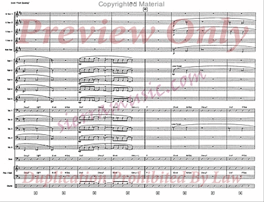 Frank Speaking Frank Speaking Jazz Ensemble scores gallery preview page 7
