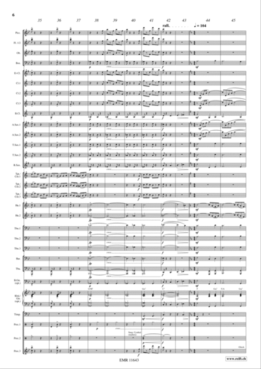 Flight To Mexico Concert Band scores gallery preview page 7