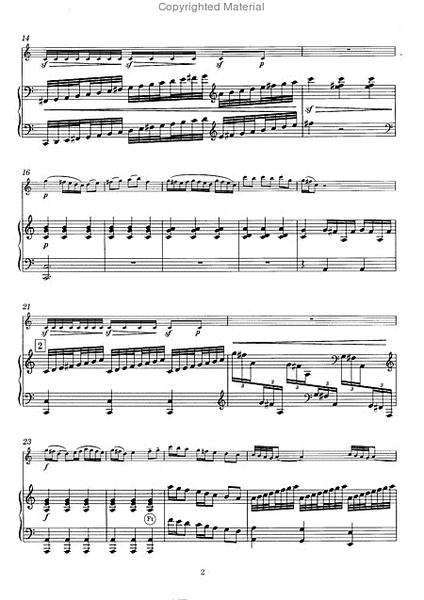 Kleine Suite, op. 34a fur Flote und Harfe