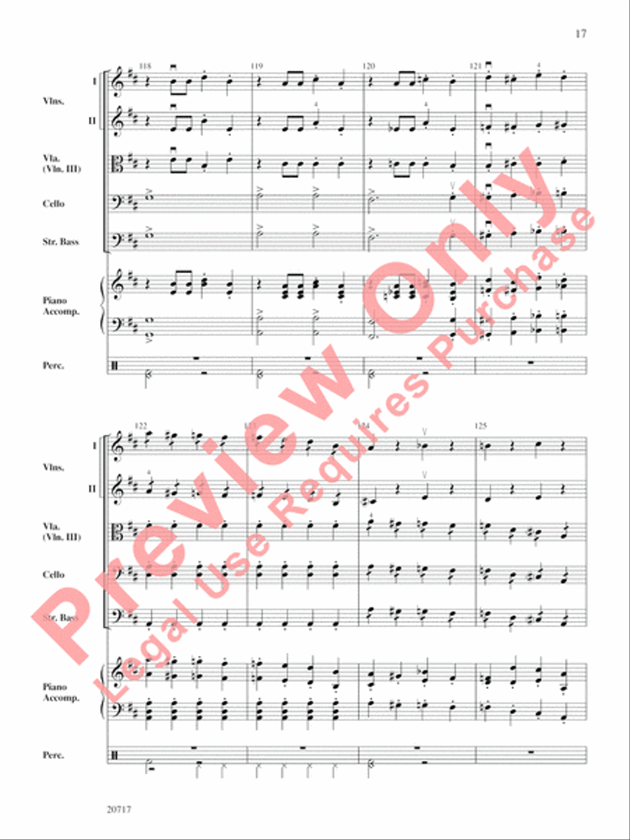 1812 Overture String Orchestra scores gallery preview page 17