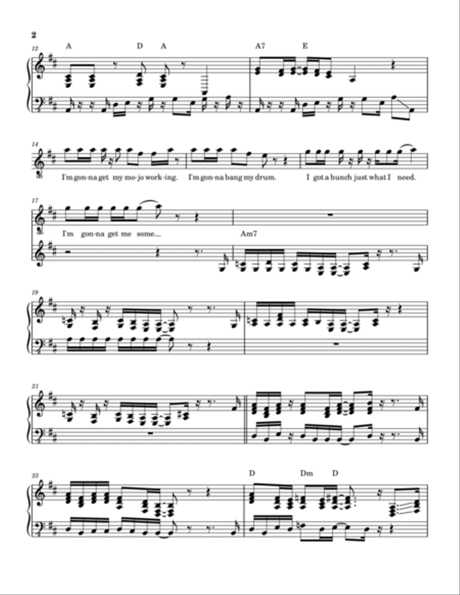 Funk 50 Funk 50 Piano, Vocal, Guitar scores gallery preview page 3