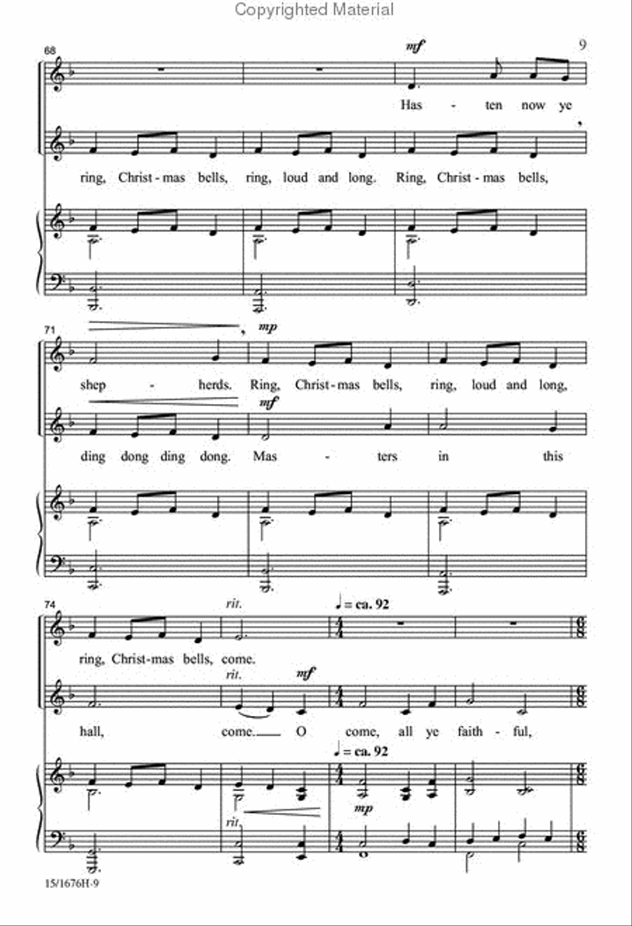 Christmas...In About Three Minutes SSA scores gallery preview page 8