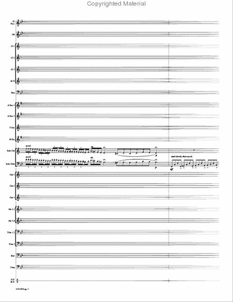 Cousins Cousins Concert Band scores gallery preview page 6